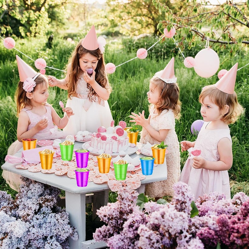 cssopenss 120 pcs Easter Plastic Shot Glasses Multicolor Shot Cups 2 oz Colorful shot cups for drinking Tastings served Snacks Jello Tastings and Samples - Image 4